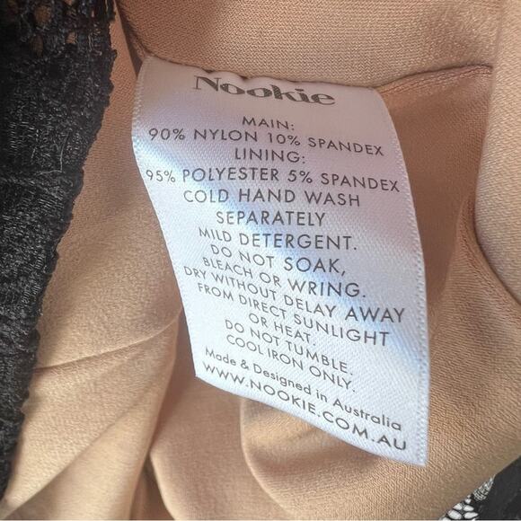 Nookie Black Lace Midi Dress - Picture 5 of 7